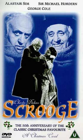 The cover of Alastair Sim Scrooge.