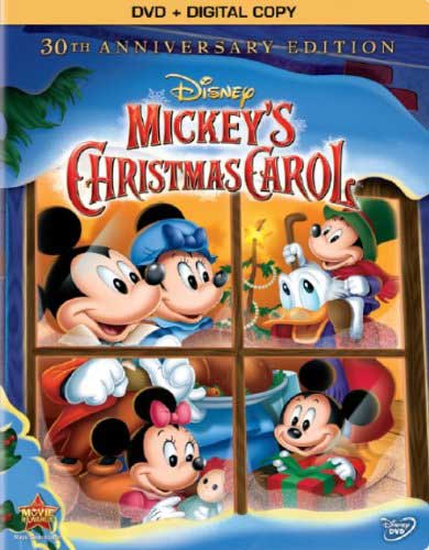 The cover of Mickey's Christmas Carol.