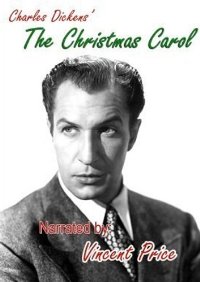 Cover of Vincent Price The Christmas Carol.