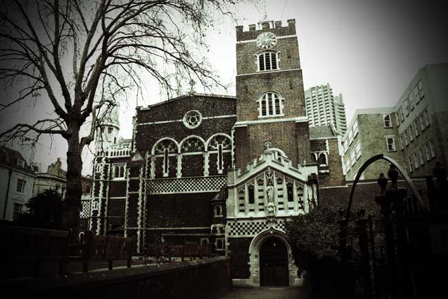 The exterior of St Bartholomew's Church.