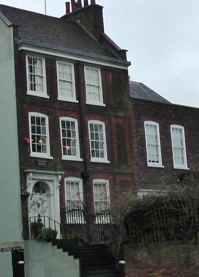 Exterior view of the former home of Clarkson Stanfield.