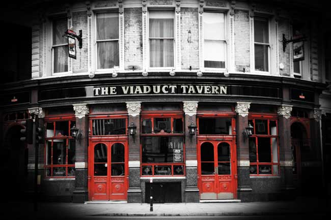 The Viaduct Tavern.